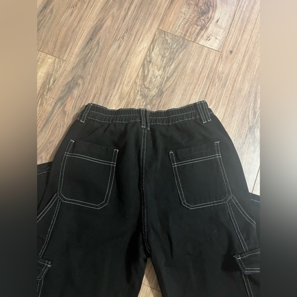 Cargo Work Pants for Women Ladies High Waist Street Loose Cargo Pants - Picture 5 of 11